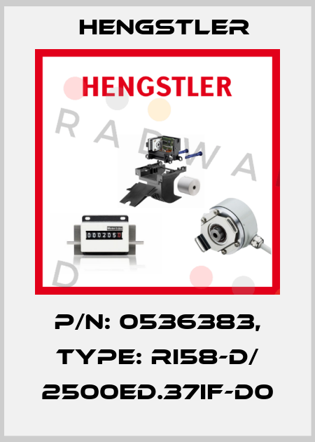 p/n: 0536383, Type: RI58-D/ 2500ED.37IF-D0 Hengstler