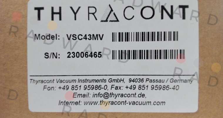 VSC43MV 0-10V Thyracont