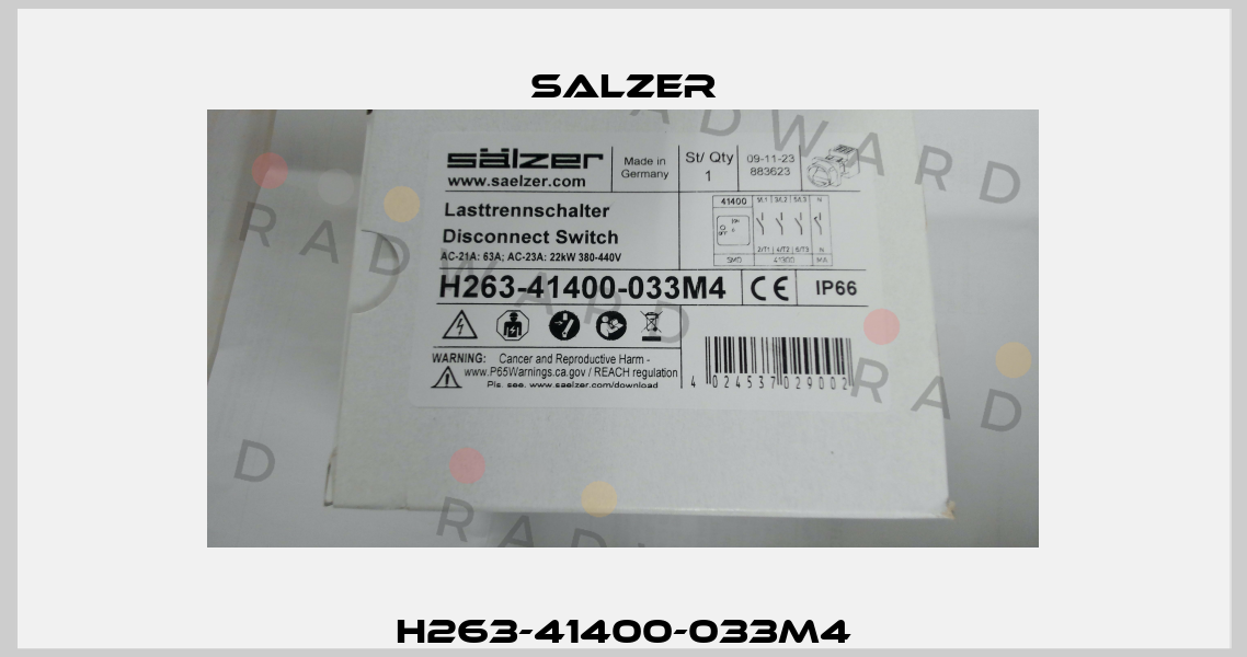 H263-41400-033M4 Salzer