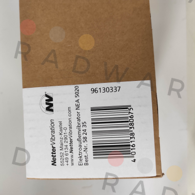 P/N: 03101000, Type: NEA 5020 03101000 NetterVibration