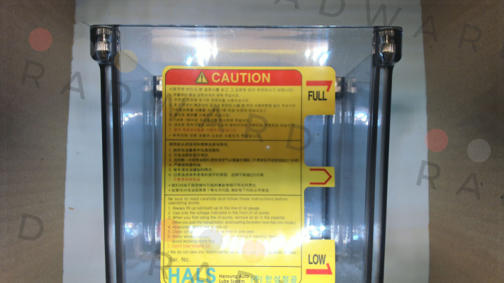 tank for HMGP Hansung Precision