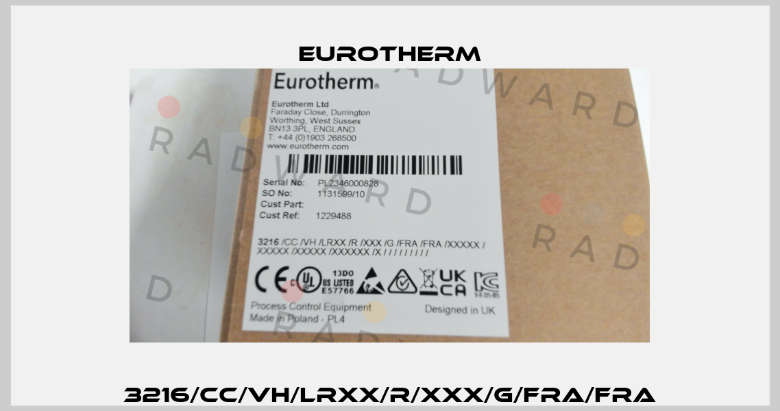 3216/CC/VH/LRXX/R/XXX/G/FRA/FRA Eurotherm