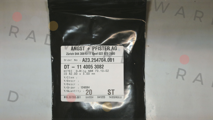 1140053082 / 1Q713082 / ORM 0820-30 Angst-Pfister