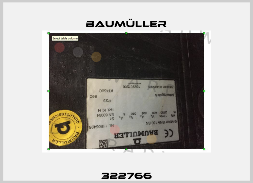 322766 Baumüller