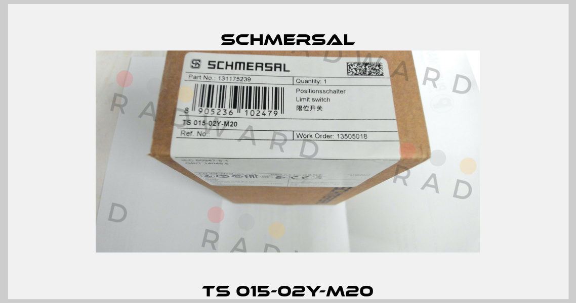 TS 015-02Y-M20 Schmersal