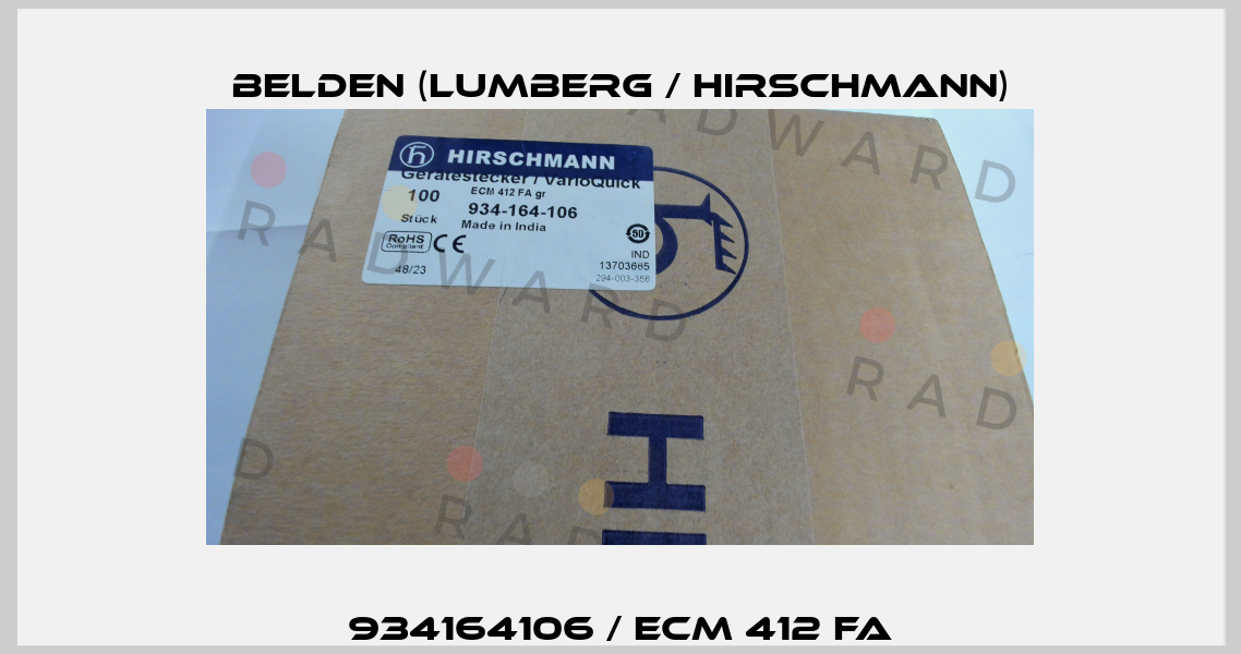 934164106 / ECM 412 FA Belden (Lumberg / Hirschmann)