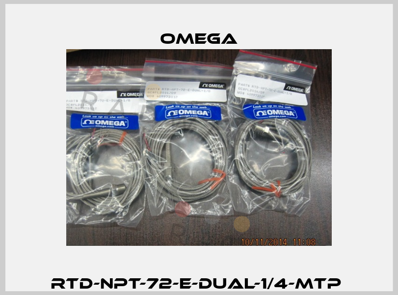 RTD-NPT-72-E-DUAL-1/4-MTP  Omega