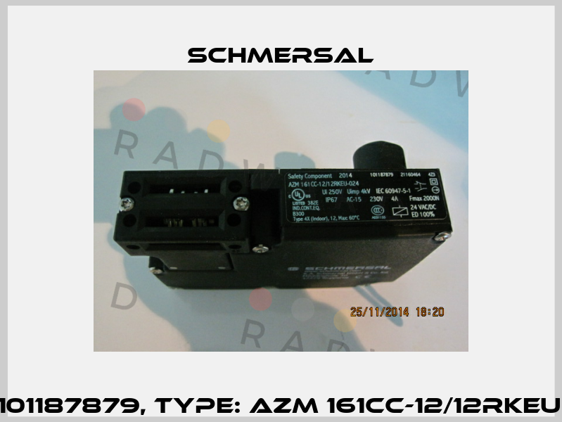 p/n: 101187879, Type: AZM 161CC-12/12RKEU-024 Schmersal