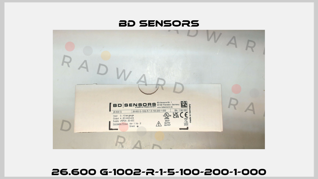 26.600 G-1002-R-1-5-100-200-1-000 Bd Sensors