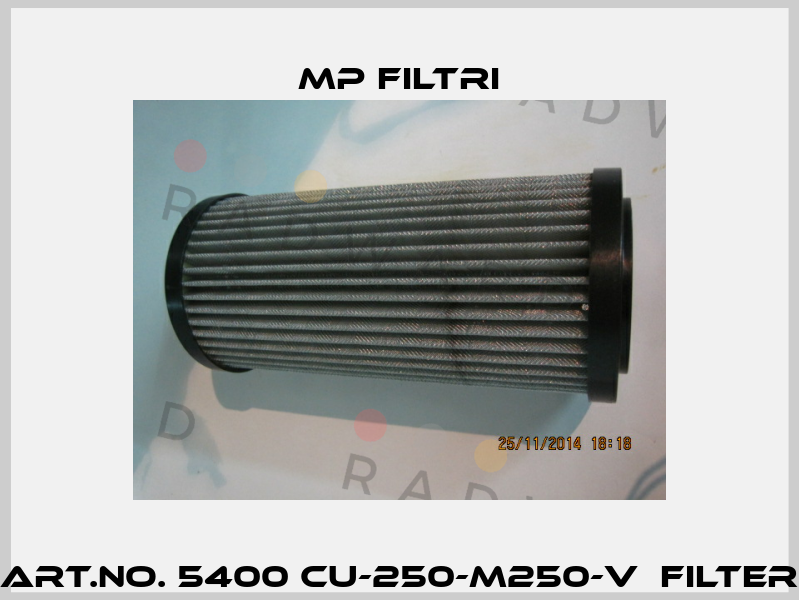 Art.No. 5400 CU-250-M250-V  filter MP Filtri