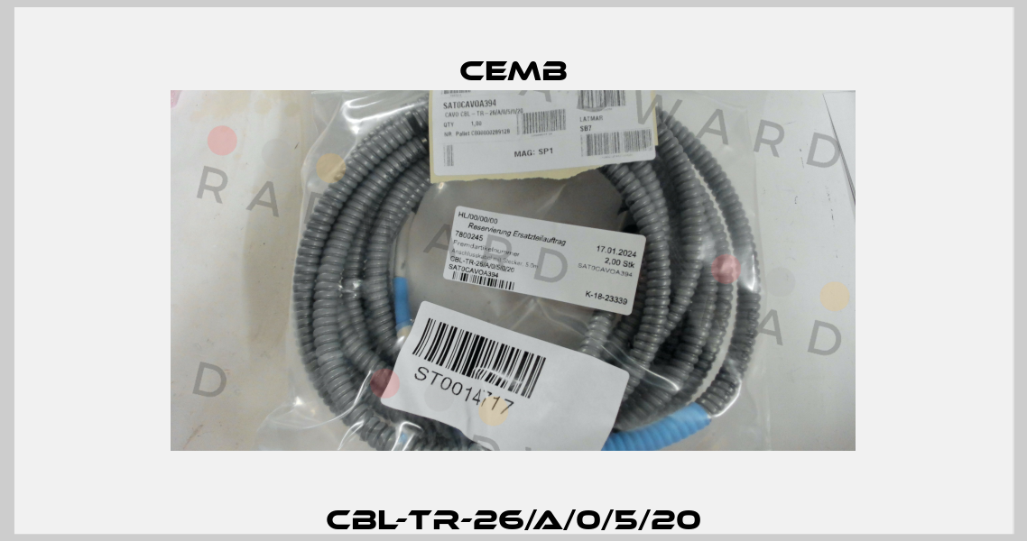 CBL-TR-26/A/0/5/20 Cemb