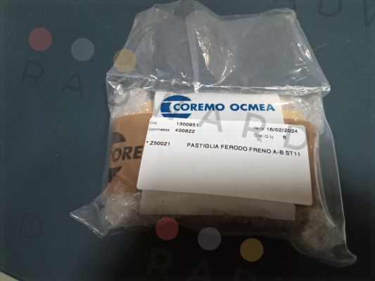 Z50021 Coremo Ocmea S.p.A.