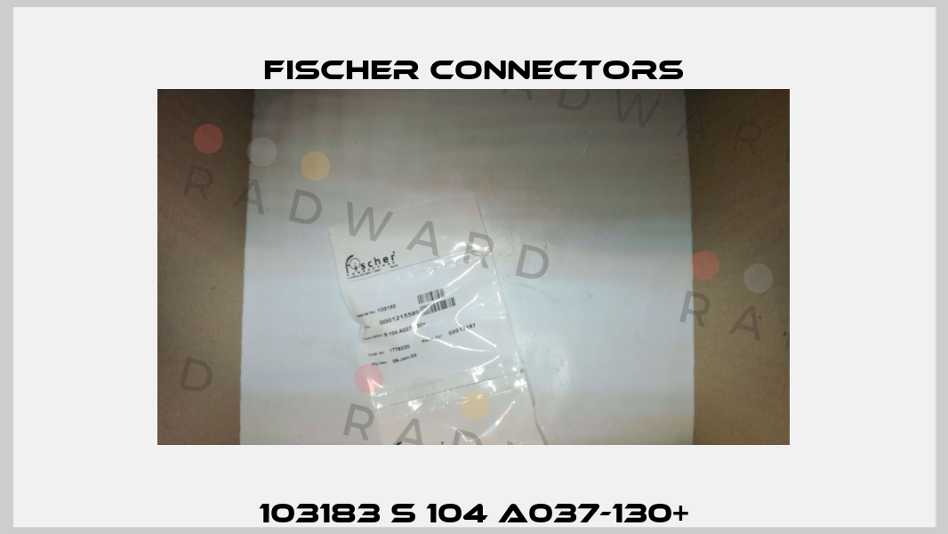 103183 S 104 A037-130+ Fischer Connectors