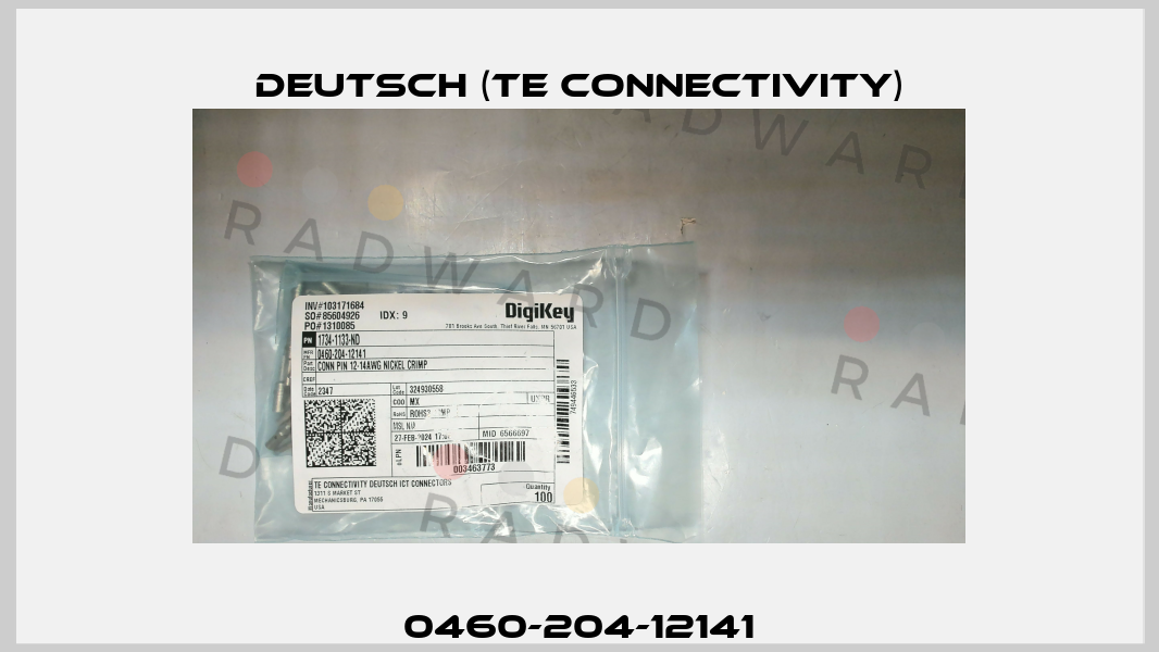 0460-204-12141 Deutsch (TE Connectivity)