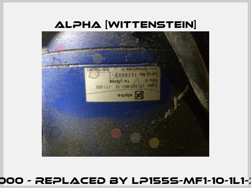 LP155-M01-10-111-000 - replaced by LP155S-MF1-10-1L1-3S/MPL-A4540F  Alpha [Wittenstein]