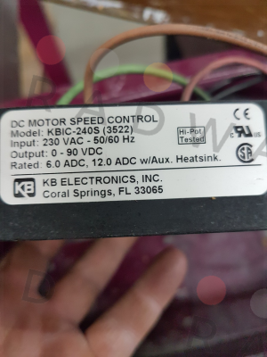 KBIC-240S (3522) KB Electronics
