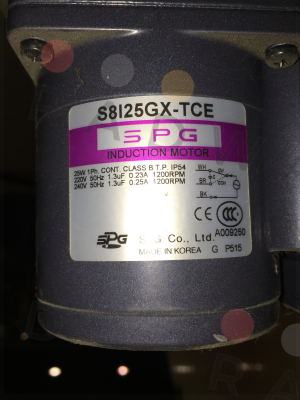S8I25GX-TCE Spg Motor