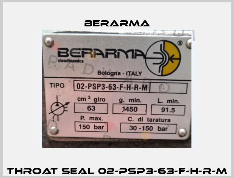 throat seal 02-PSP3-63-F-H-R-M Berarma
