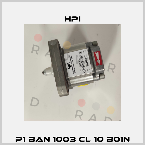 P1 BAN 1003 CL 10 B01N HPI