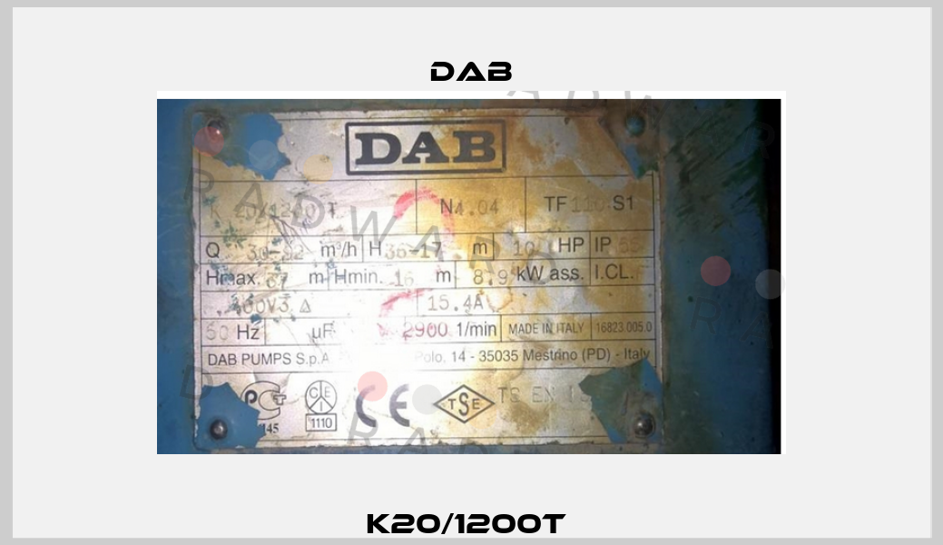 K20/1200T  DAB