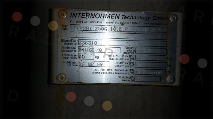 LF.1201.250G.10.E.P.VA.-.FD1.B Internormen