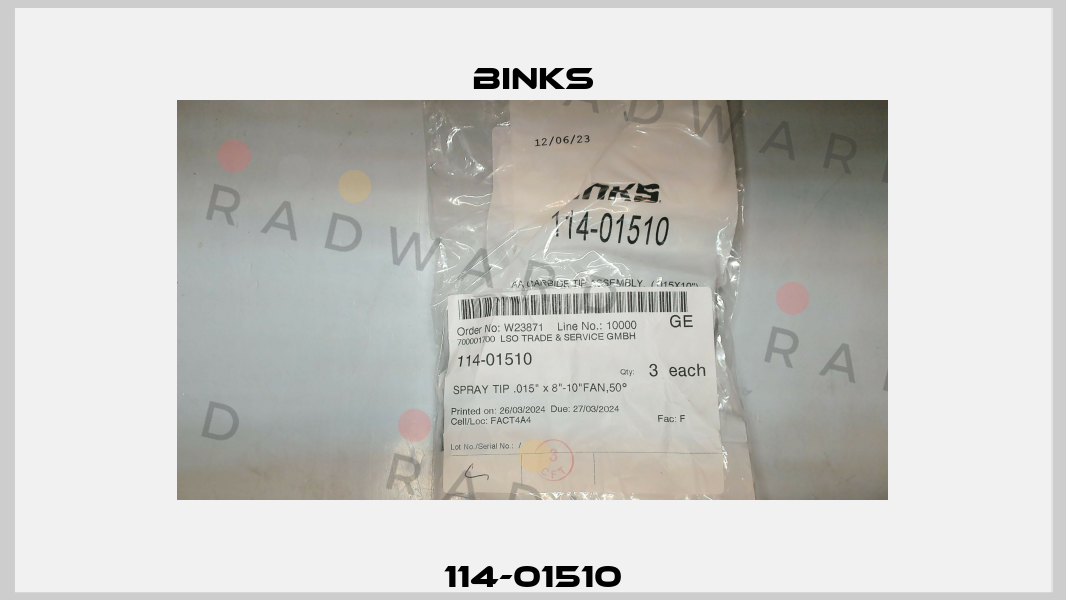 114-01510 Binks
