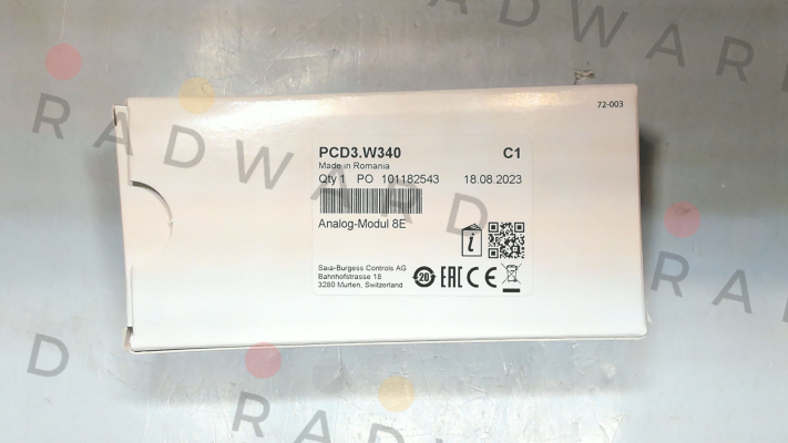 PCD3.W340 PN 9600053 Saia-Burgess
