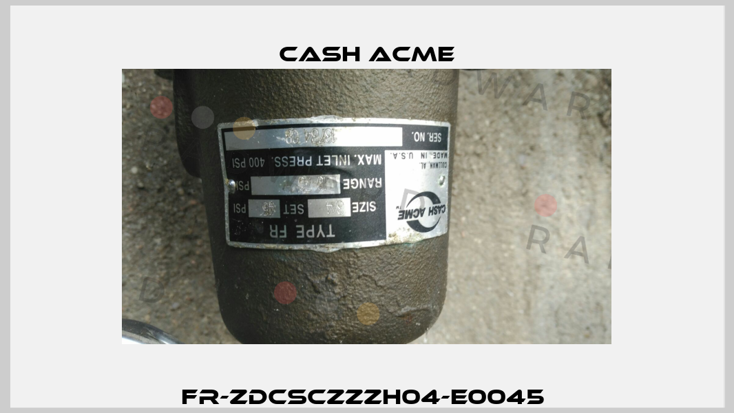 FR-ZDCSCZZZH04-E0045  Cash Acme