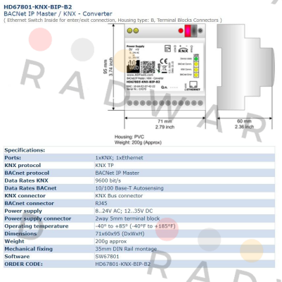 HD67801-KNX-BIP-B2 ADFweb