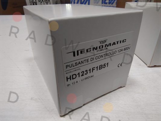 control button for HD1231F1B51 Tecnomatic Italia