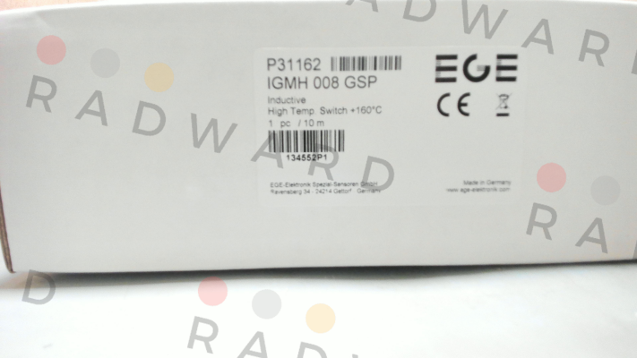 P31162/10 / IGMH 008 GSP/10 Ege