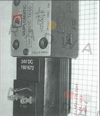 MD1D-TA/50 replaced by DS3-TA/10N-D00 old code / new code  DS3.TA Duplomatic