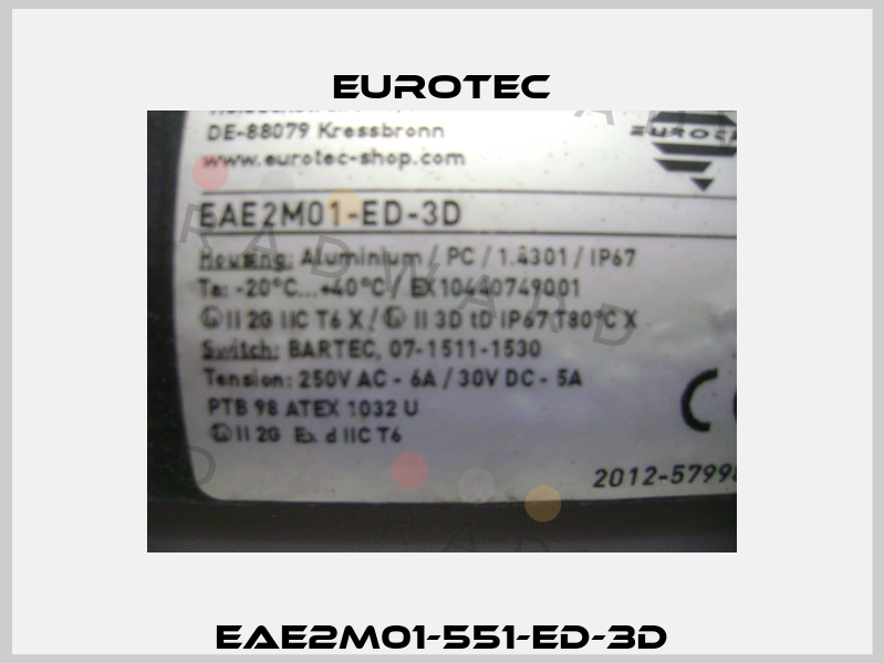 EAE2M01-551-ED-3D Eurotec