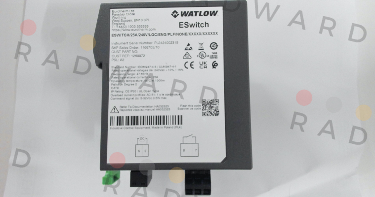 ESWITCH/25A/240V/LGC/ENG/PLF/NONE Eurotherm
