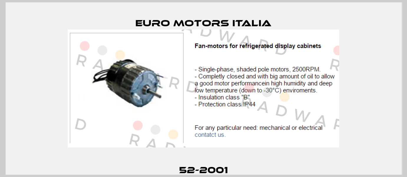 52-2001 Euro Motors Italia