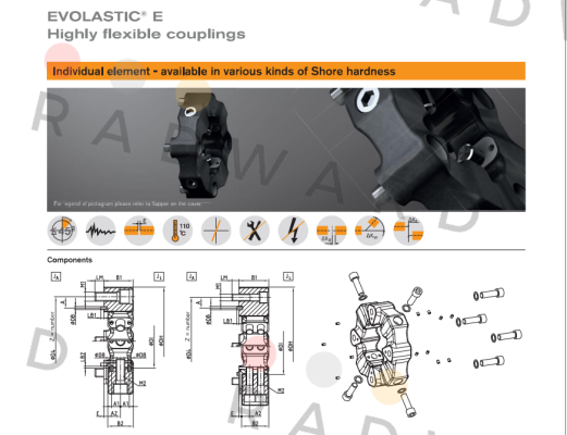 P/N: 10004021, Type: EVOLASTIC 280 E MN KTR