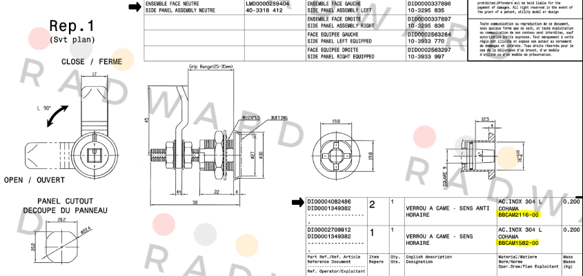 BBCAM2116-00 (CCW) Cohama