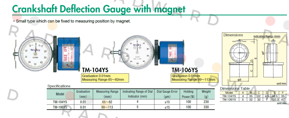 TM-106YS Teclock