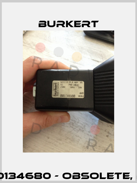 6213 A25,0 NBR M5, PN:00134680 - obsolete, replaced by  00246318  Burkert