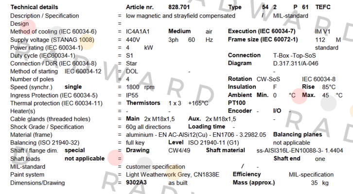 828.701 Combimac