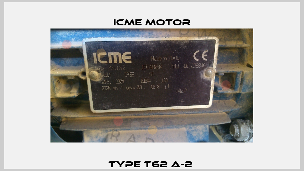 type T62 A-2  Icme Motor