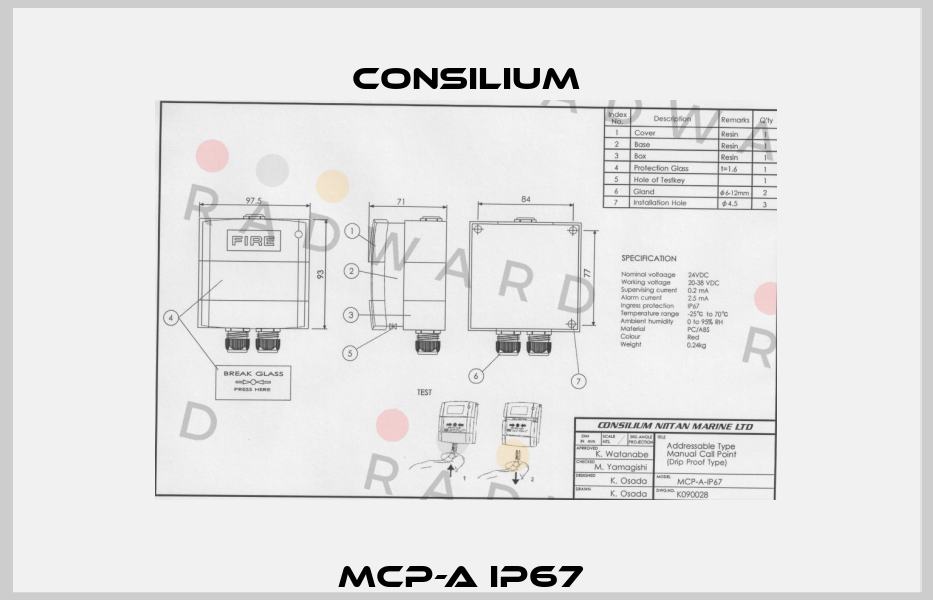 MCP-A IP67  Consilium