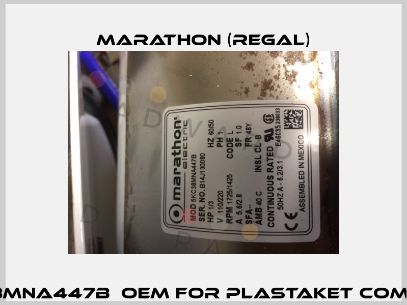 5KC38MNA447B  OEM for Plastaket Company  Marathon (Regal)