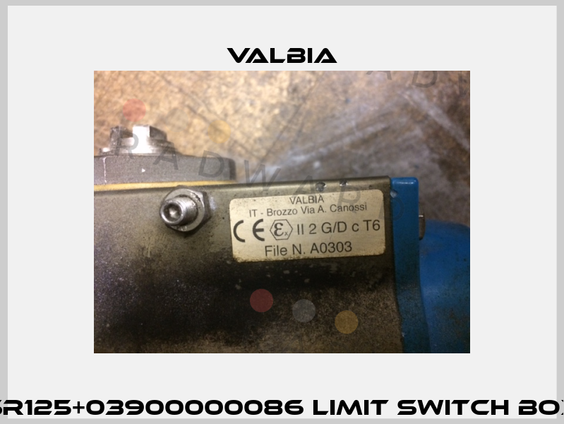 SR125+03900000086 limit switch box Valbia