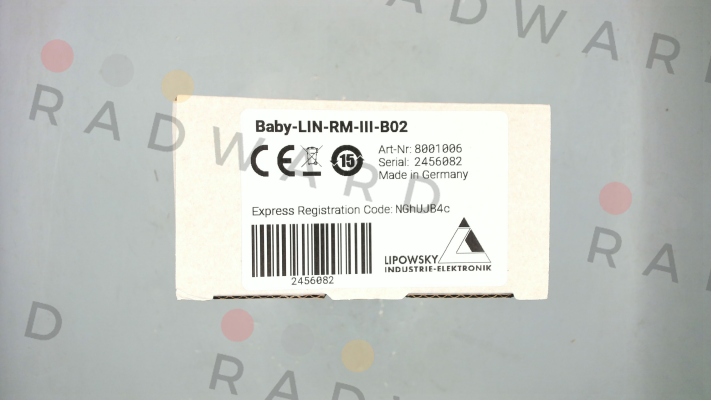 8001006 Baby-LIN-RM-III-B02 Lipowsky