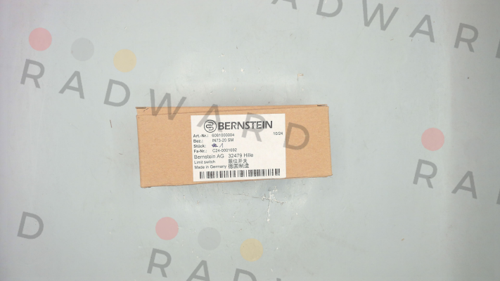 P/N: 6081000004, Type: IN73-20 SM Bernstein