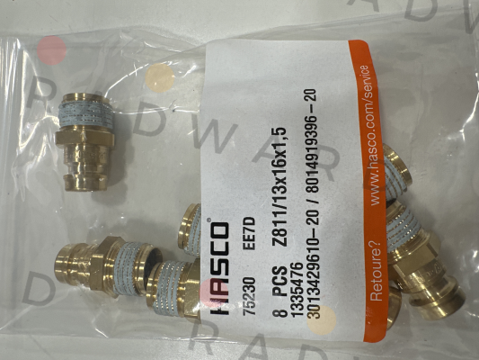 Z811 13x16x1,5 Hasco