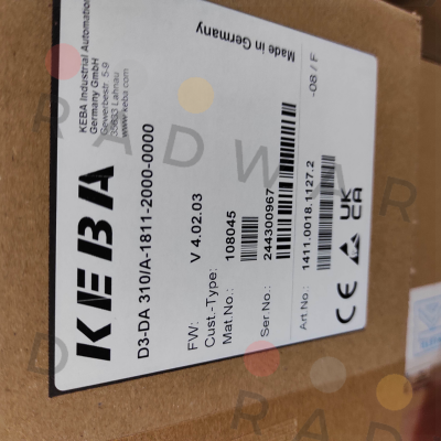 D3-DA-310/A-1811-20 Keba