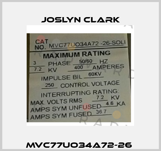 MVC77UO34A72-26  Joslyn Clark