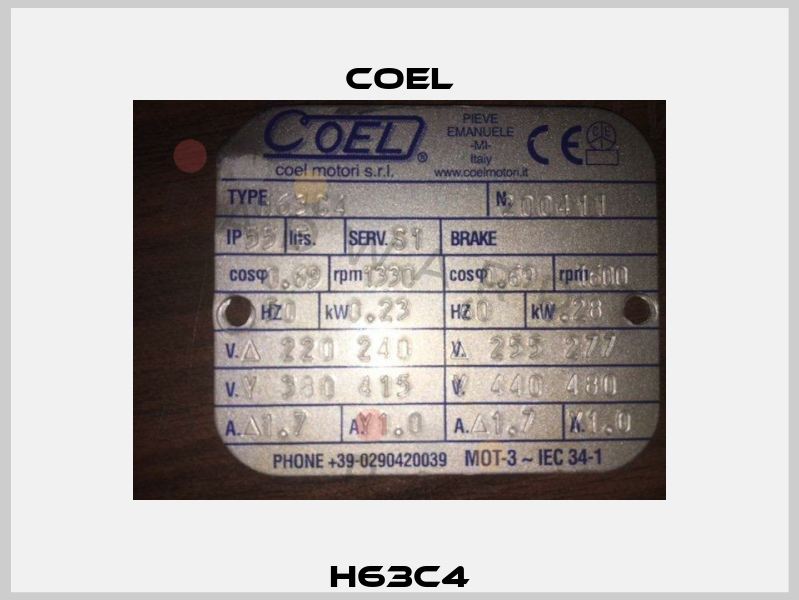 H63C4 Coel
